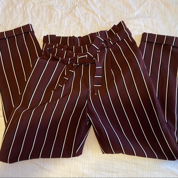 af studio stripe paperback waist trouser pants - Picture 4 of 8